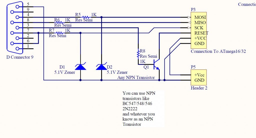 图：ISP燃烧器的电路图