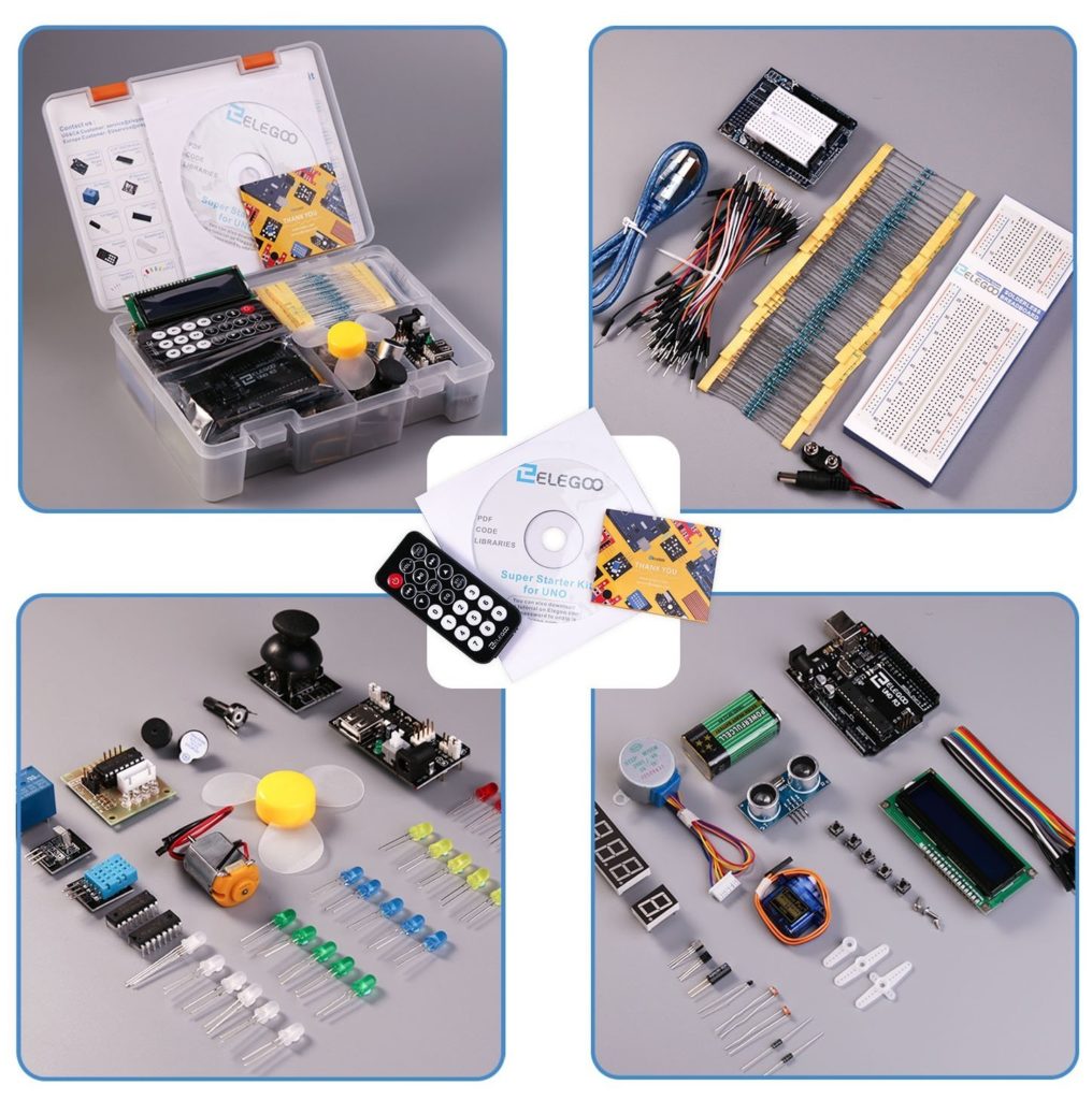 Elegoo EL-KIT-003 UNO项目超级初学者工具包，含Arduino教程